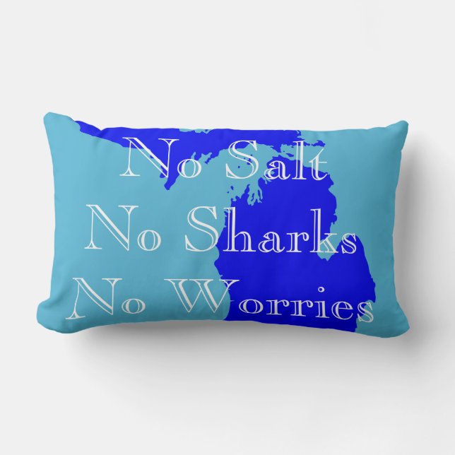 Coussin Rectangle Les Grands Lacs - (Recto)