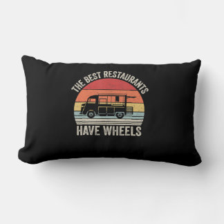Coussin Rectangle Les meilleurs restaurants ont des roues | nourritu