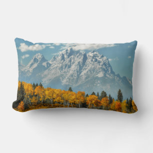 Coussin Rectangle Les montagnes du Grand Teton à l'automne