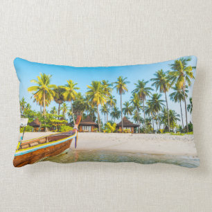 Coussin Rectangle Les pavillons de la station touristique sur la