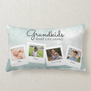 Coussin Rectangle Les petits-enfants font la vie des grands-enfants 