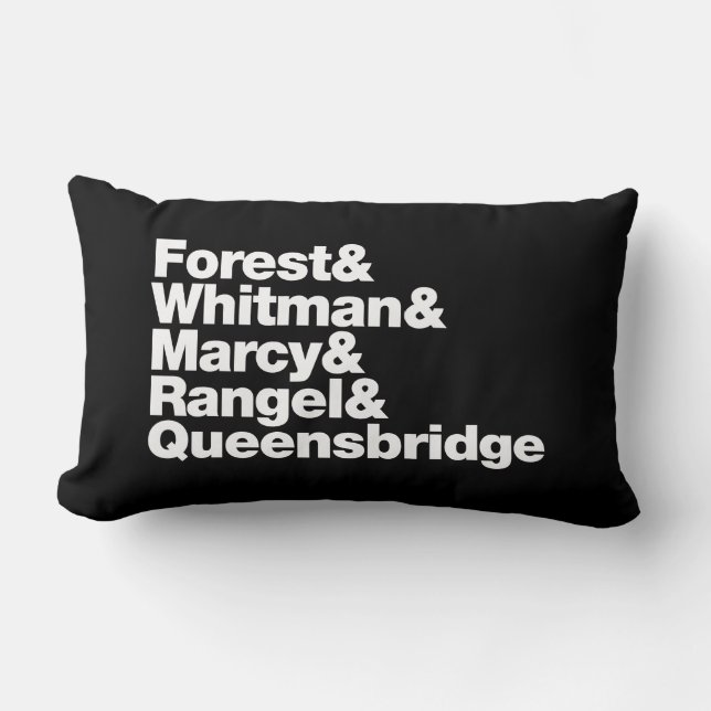 Coussin Rectangle Les projets (Recto)