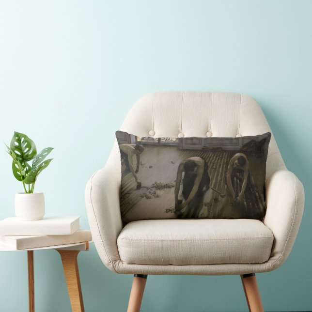 Coussin Rectangle Les Raboteurs de parquet de Gustave Caillebotte (Chaise)