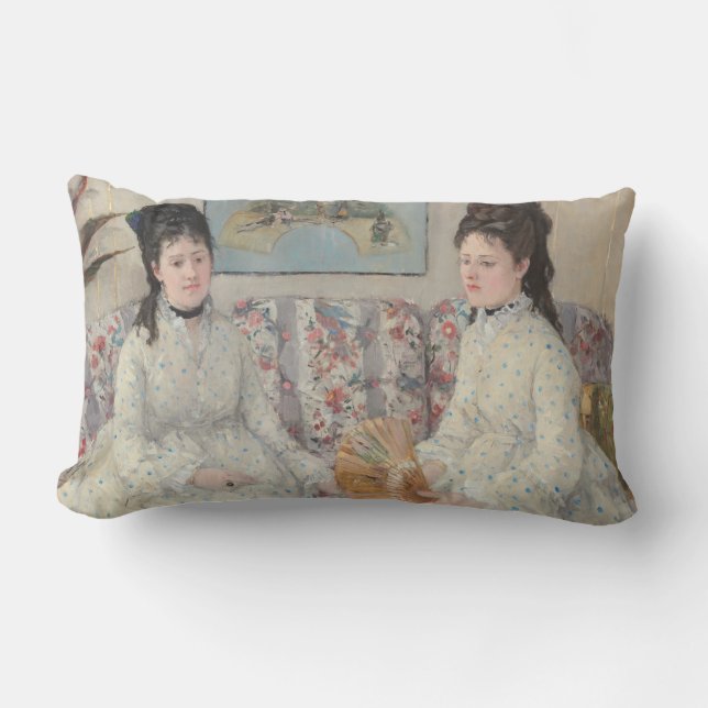 Coussin Rectangle Les Soeurs (par Berthe Morisot) (Recto)