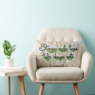 Coussin Rectangle Les tempêtes font que les arbres prennent des raci
