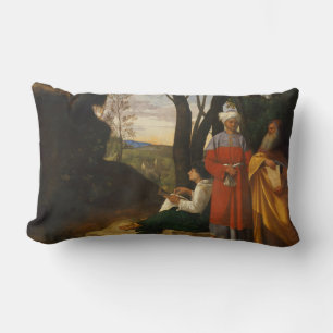Coussin Rectangle Les trois philosophes (hommes sages) (par Giorgion