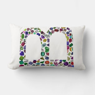 COUSSIN RECTANGLE LETTRE INITIALE MONOGRAPHIQUE B