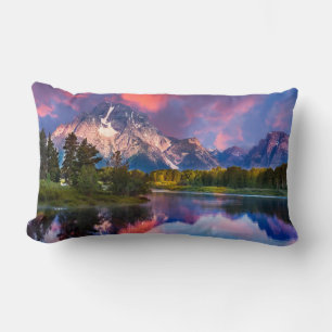 Coussin Rectangle Lever de soleil à la courbure d'Oxbow