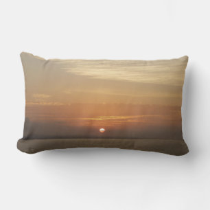 Coussin Rectangle Lever de soleil sur la mer des Caraïbes Aruba II