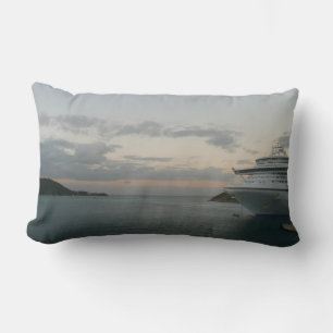 Coussin Rectangle Lever de soleil sur St Thomas II Croisière