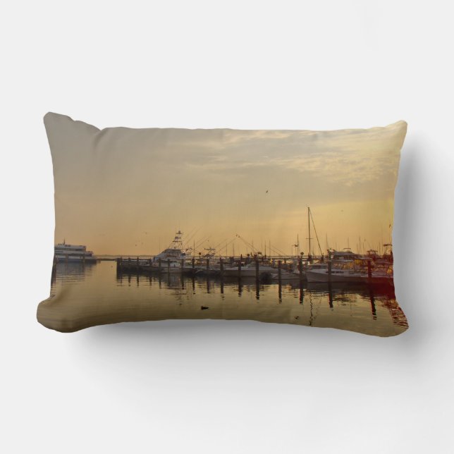 Coussin Rectangle Lever du soleil à Atlantic Highlands New Jersey (Recto)