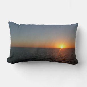 Coussin Rectangle Lever du soleil à Sea III Océan Horizon