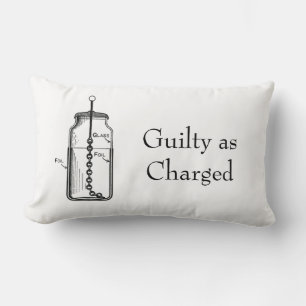 Coussin Rectangle Leyden Jar coupable