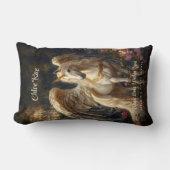 Coussin Rectangle Licorne Magique Classique à Ailes de Cheval de Con (Recto)