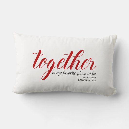 Coussin Rectangle Lieu favori à personnaliser (Verso)