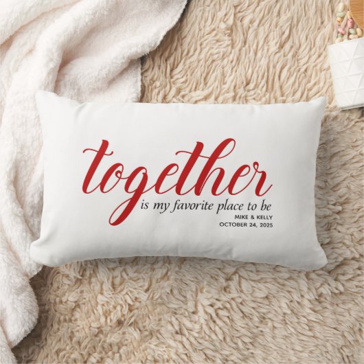 Coussin Rectangle Lieu favori à personnaliser (Couverture)