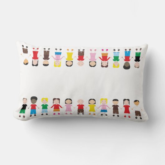 Coussin Rectangle Ligne pour enfants (Recto)