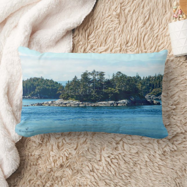 Coussin Rectangle L'île de Salish (Couverture)