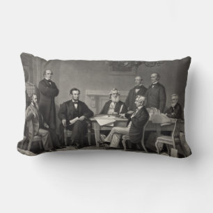 Coussin Rectangle Lincoln Lecture de la proclamation d'émancipation