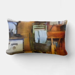 Coussin Rectangle Linge séchant dans la cuisine