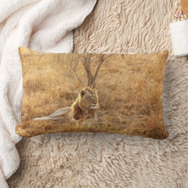 Coussin Rectangle Lion (Couverture)