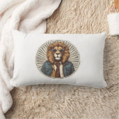 Coussin Rectangle Lion avec lunettes de soleil (Couverture)