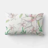 Coussin Rectangle Lis Blancs (Verso)