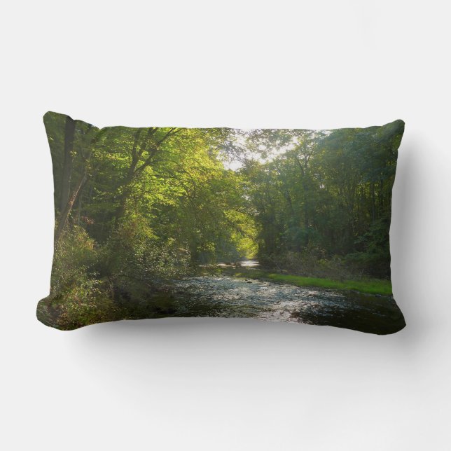 Coussin Rectangle Little Patuxent River de Savage Park (Recto)