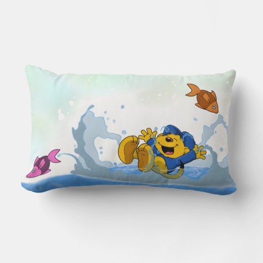 Coussin Rectangle Livre d'images Ferald (Recto)