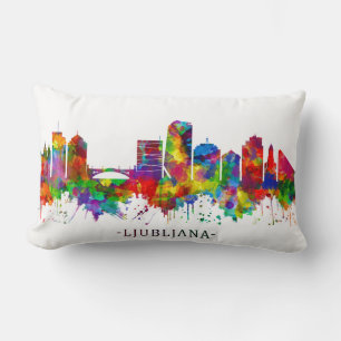 Coussin Rectangle Ljubljana Skyline