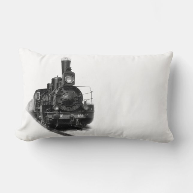 Coussin Rectangle Locomotive à vapeur (Recto)
