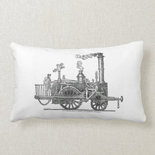 Coussin Rectangle Locomotive à vapeur précoce