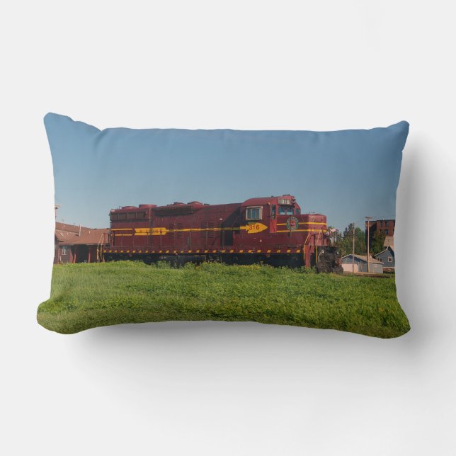 Coussin Rectangle Locomotive Duluth Mesabi Iron Range 312 (Recto)
