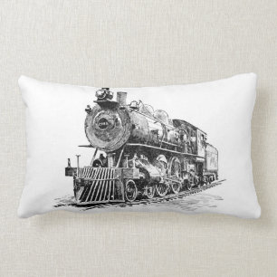 Coussin Rectangle Locomotives