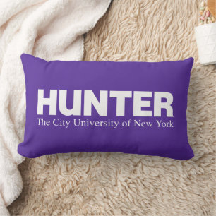 Coussin Rectangle Logo académique de Hunter College CUNY