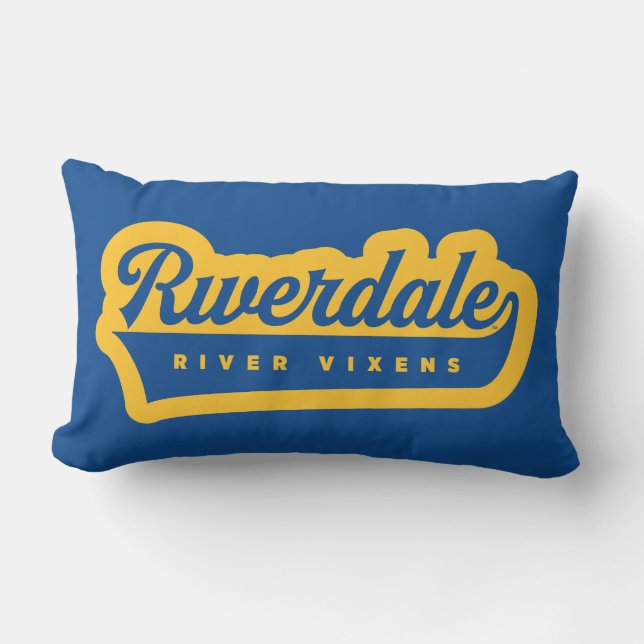 Coussin Rectangle Logo de Riverdale River Vixens (Recto)