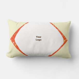 Coussin Rectangle Logo personnalisé simple et élégant ici société g