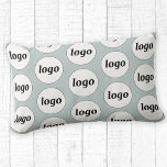 Coussin Rectangle Logo simple Motif Business Promoted Blue<br><div class="desc">Un logo minimaliste simple pour favoriser la fidélité à la marque et promouvoir votre petite entreprise. Remplacez le logo par le vôtre et modifiez la couleur arrière - plan dans l'outil de conception pour customiser. Utilisez-les dans votre entreprise, hôtel, café, restaurant, bureau ou magasin, ou vendez-les ou donnez-les à vos...</div>