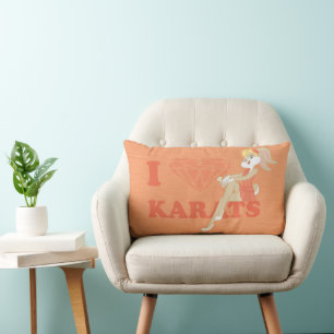 Coussin Rectangle Lola Bunny I Heart Karats