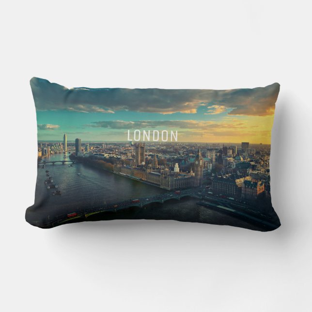 Coussin Rectangle Londres - Thames (Recto)