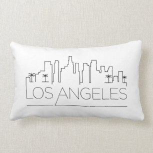 Coussin Rectangle Los Angeles, Californie Skyline