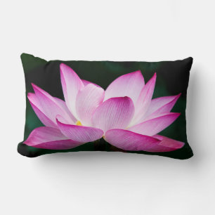Coussin Rectangle Lotus rose
