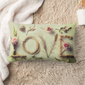 Coussin Rectangle “Love Rose” (Couverture)