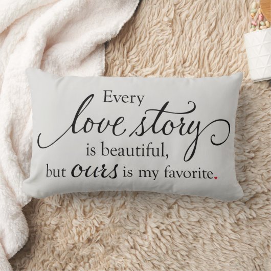 Coussin Rectangle Love Story (Couverture)