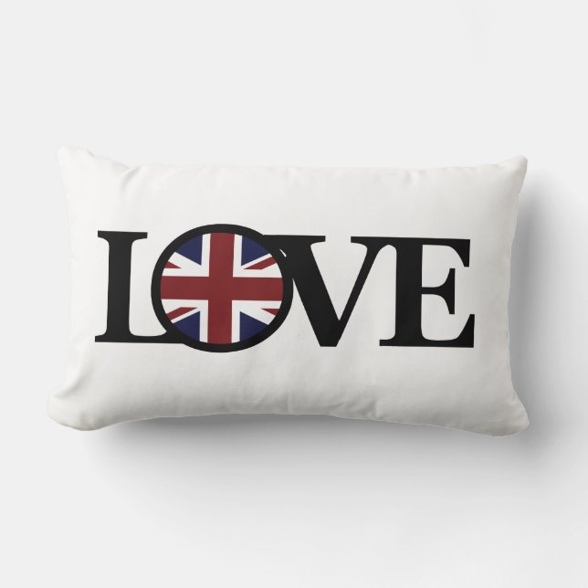 COUSSIN RECTANGLE LOVE UNION JACK (Recto)