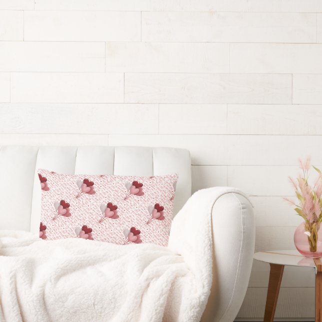 Coussin Rectangle Love Vibes Throw Pillow (Canapé)