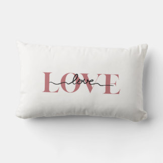 Coussin Rectangle LOVE Wedding Accent Pillow