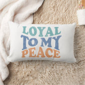 Coussin Rectangle Loyal to My Peace Pillows (Couverture)