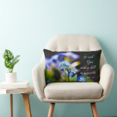 Coussin Rectangle Luc 1:37 Car avec Dieu rien ne sera impossible (Chaise)