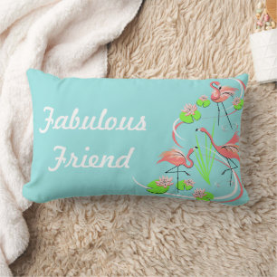 Coussin Rectangle Lumbar fabuleux d'ami de trio de Fandango de